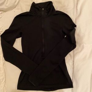 Nike Pro Dry Fit Black Quarter Zip Long Sleeve